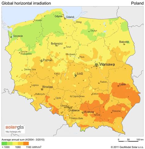 map of poland today with climate zones